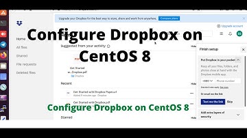 Configure Dropbox on CentOS 8