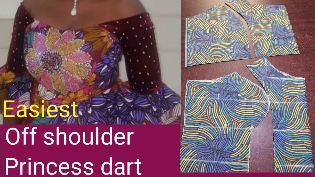 how to cut off shoulder princess dart/bustier (easiest method) YouTube