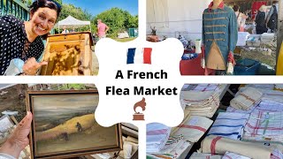 My French Flea Market Haul! (BETH IN FRANCE 🇫🇷 )