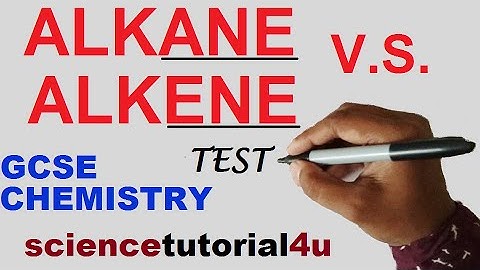 Alkanes and Alkenes. Test and Revision