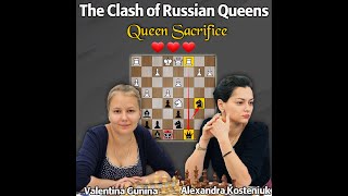 The Clash of Russian Queens | Queen Sac | Gunina vs Kosteniuk 2020 screenshot 3