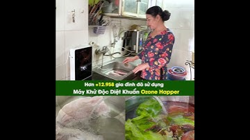 Hướng dẫn sử dụng máy rửa thực phẩm Ozone Happer Đức