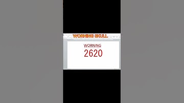 #msword MS WORD SKULL SYMBOL SHORT CUT