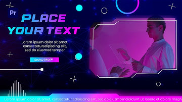 Techno Slideshow Premiere Pro Templates | Free Design Templates | No Copyright