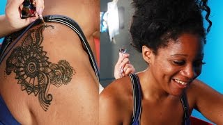 Americans Get Henna For The First Time