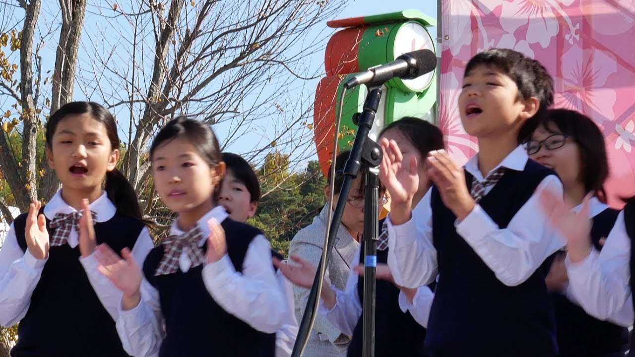 湯の街復興学園祭（磐崎中吹奏楽部・湯本一小合唱部）