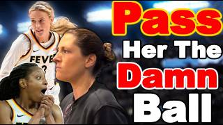 Fever Coach Calls Out Players For Refusing To Pass The Ball To Caitlin Clark!