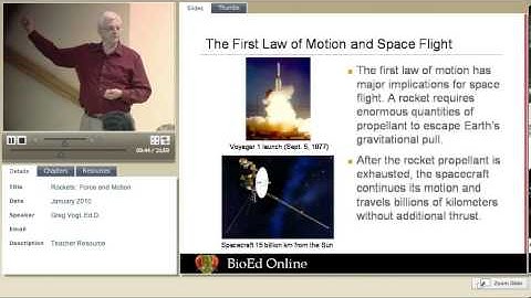 Basic Rocketry: Force and Motion