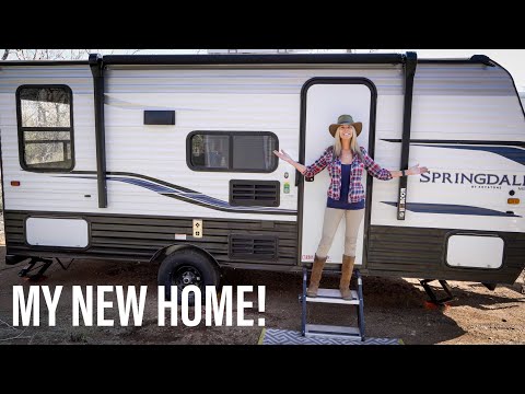 MY NEW HOME ON WHEELS! | 2022 Keystone Springdale Mini 1750RD | RV Living | Nomad