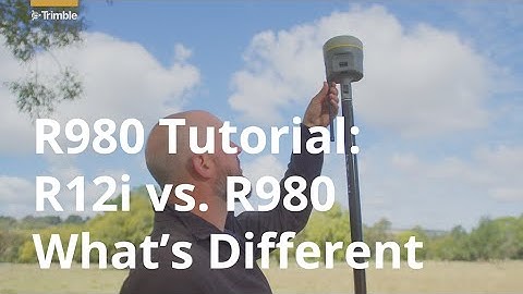 Trimble R980 | Tutorial | R12i vs. R980 | What