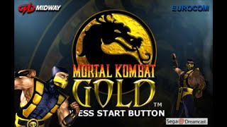 Dreamcast: Mortal Kombat Gold - Scorpion Master II Tower - Deathless Playthrough - No Commentary