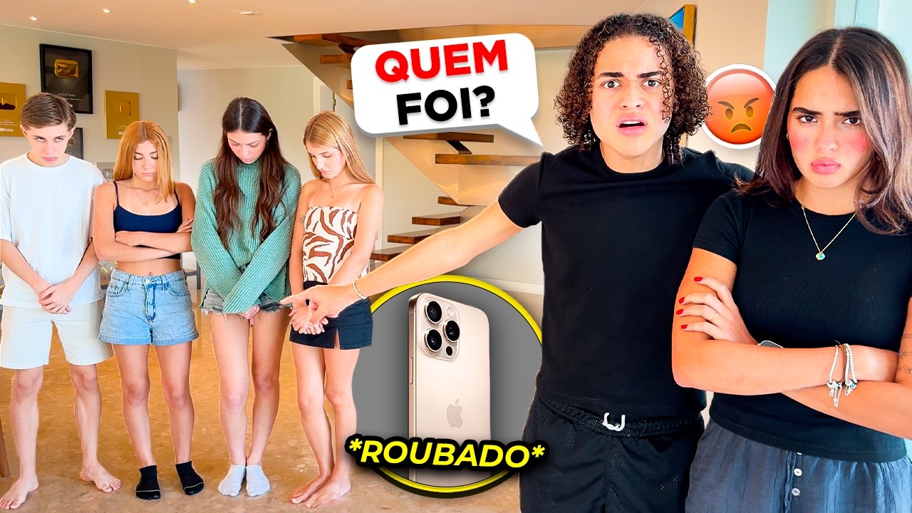 TEM UM LADRÃO NO NOSSO MEIO... NINGUÉM SAI ATÉ ACHAR O LADRÃO !!!