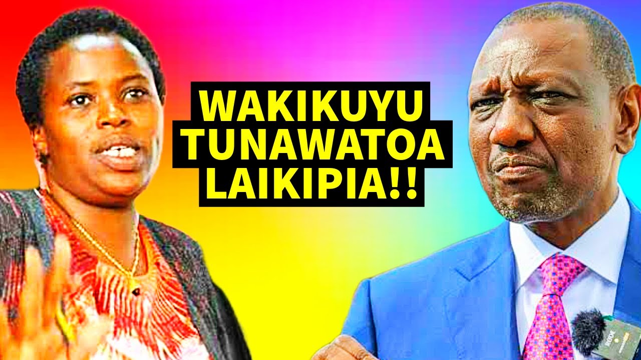 SHAMELESS RUTO MP THREATENS KIKUYUS INFRONT OF RIGATHI IN LAIKIPIA