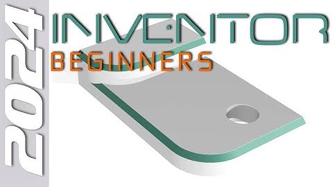 E1 Autodesk Inventor 2024 | Basic Modeling for Beginners Tutorial with Training Guide
