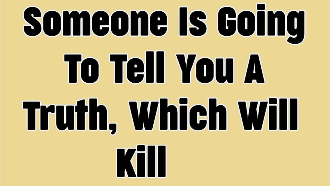 God Says; Someone Is Going To Tell You A Truth....| God Message Today