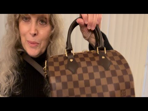 Louis Vuitton Speedy 25 Bandouliere Damier Ebene 2Way Bag