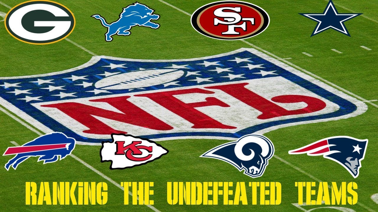 NFL Football Nfl Teams Undefeated Against Another Team