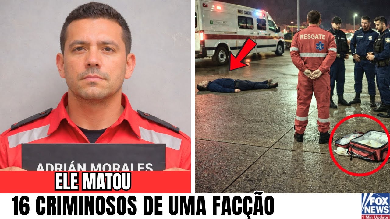 “PARAMÉDICO JUSTICEIRO” DE SP: ADRIÁN MORALES ENV3N3NOU MAIS DE 16 CRIMINOSOS DE UMA FACÇÃO.