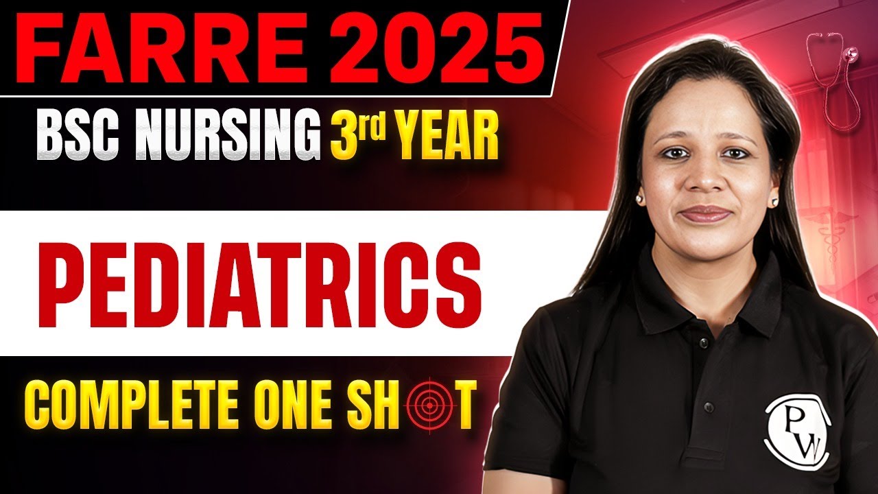 Pediatrics | Bsc nursing 3rd Year | Farre Series 