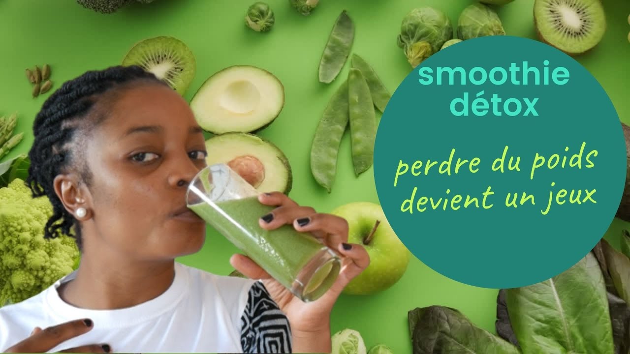 Recette DÉTOX Jus de Smoothie VERT pour maigrir et éliminer les toxines // riche en FER YouTube