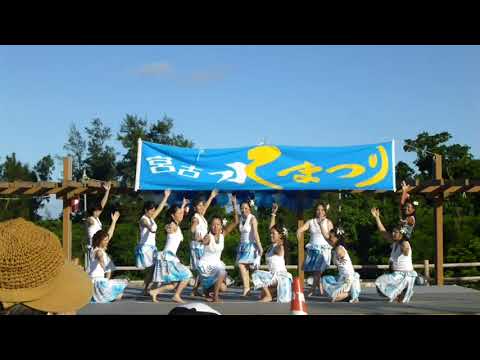 2012年　宮古島水祭り　余興　タヒチアンダンス