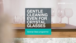 How it works: Glass programme  • SmartFlex dishwashers by Gorenje How Smartflex Works