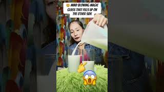 mind blowing magic glass that fills up on the other side #epicmusicword #magicglasses #magic