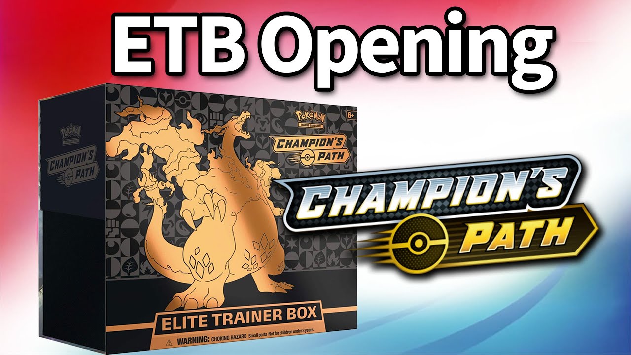 Champion's Path Elite Trainer Box + PTCGO Opening! (Pokemon TCG) YouTube