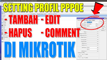 ⚡ Tutorial MikroTik PPPoE Lengkap! Cara Add, Edit, Modif & Delete Profil 🚀
