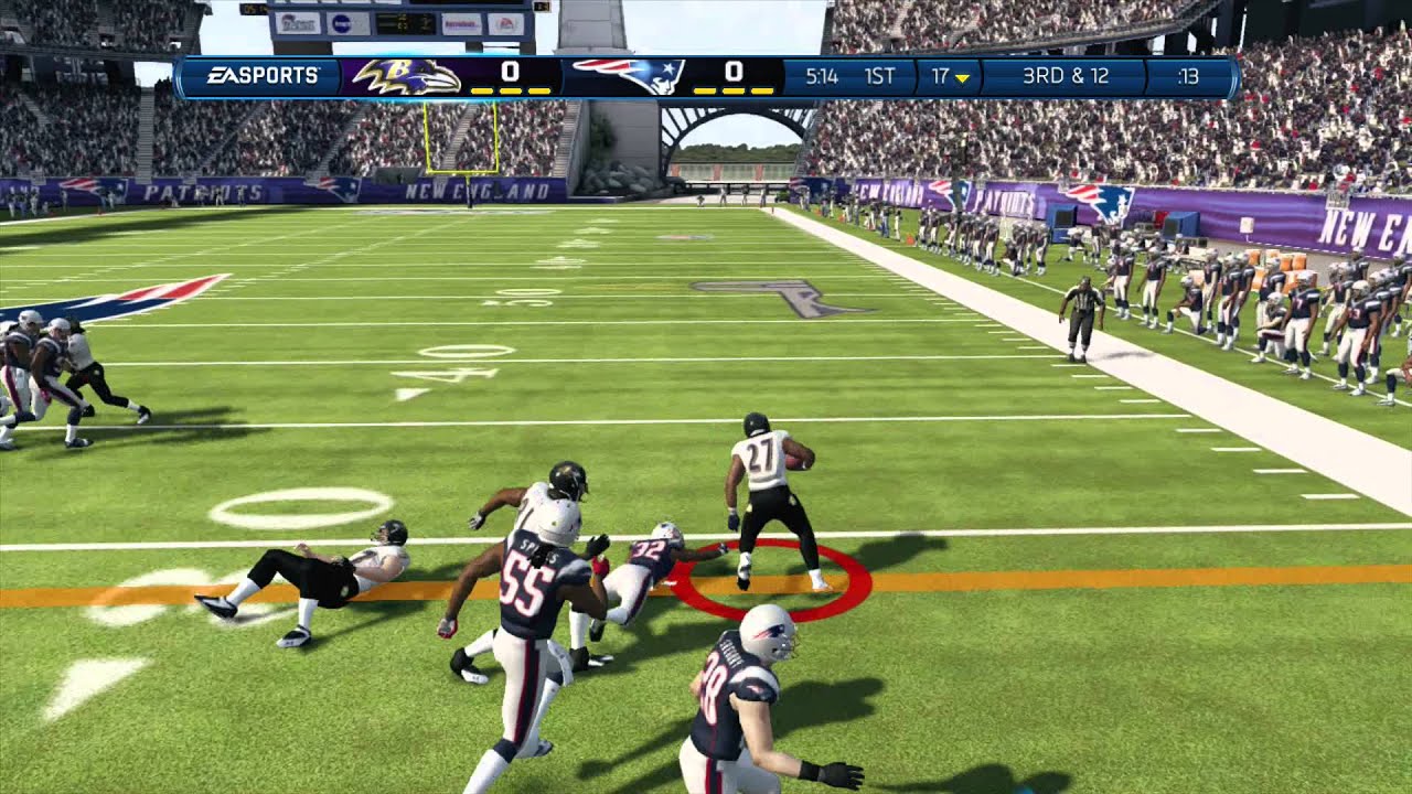 85 Yard Annoying Touchdown - 5 Broken Tackles - Madden 13