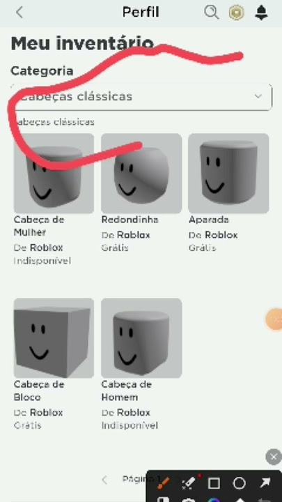 Cabeça, Roblox Wiki