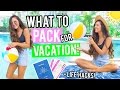 What To Pack For Vacation 2017! Travel Hacks + Holiday Essentials! What's in my Carry On Bag!