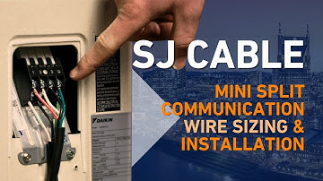 Mini Split Communication Wire Sizing & Installation