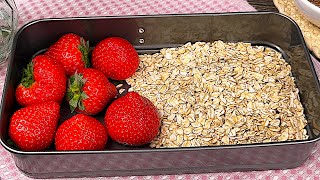 Throw all the sugar out of the house! Oats and strawberries for breakfast! I cook every day!