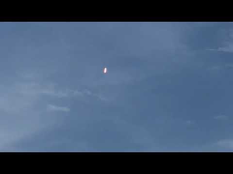 SpaceX Launch with Two Astronauts (Falcon 9 And Dragon capsule) Take Off