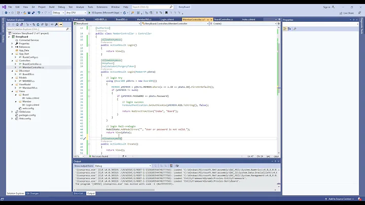 [ASP.NET/MVC][Ep.04] Login and authentication with database