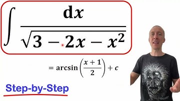 Integral of 1/sqrt(3-2x-x^2) - trig sub 💪