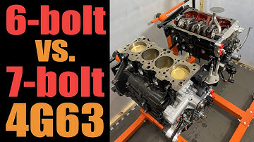 6-bolt vs. 7-bolt (4g63) 1gina2g