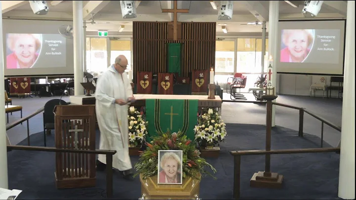 Welcome to the Thanksgiving Service for Ann Bulloc...