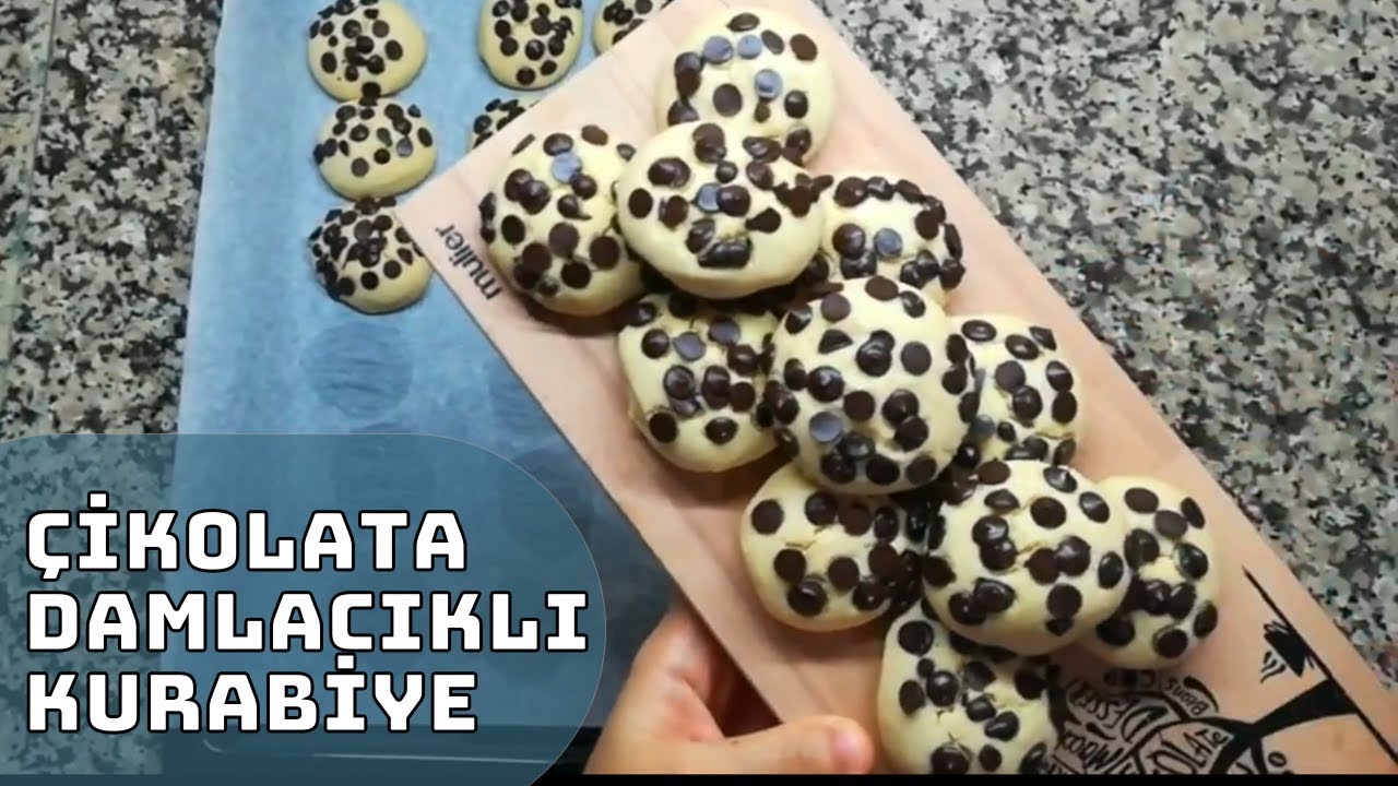 Çikolata Damlacıklı Kurabiye 3 Dakikada! YouTube