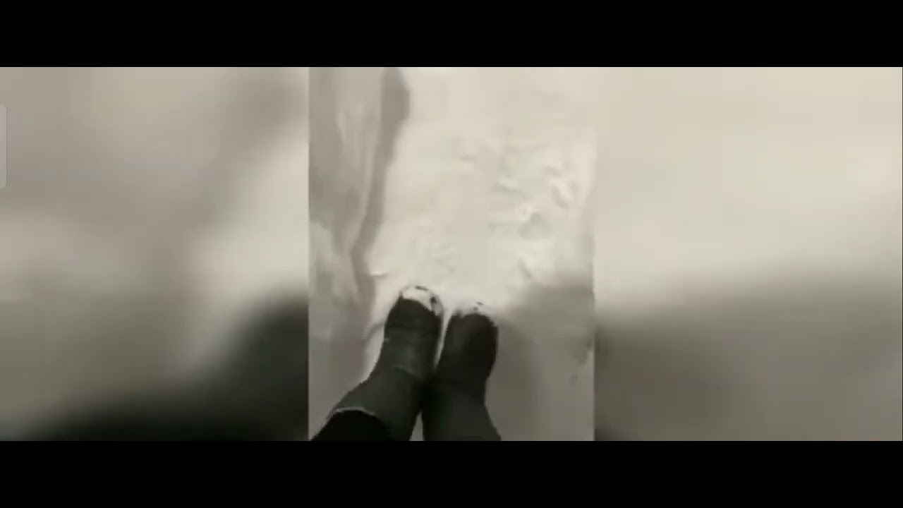 Terrible Snowstorm in Sapporo, Japan