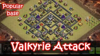 How To Beat A Popular Internet Base With Valkyrie Attack Strategy screenshot 4