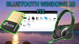 USB Bluetooth headphone fix windows 10 and hands free telephony disabling