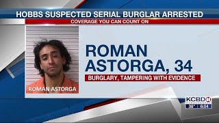 Suspected serial burglar arrested in Hobbs