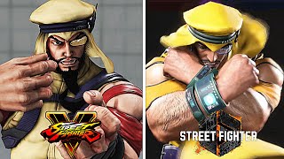 Rashid - Street Fighter 5 vs Street Fighter 6 Comparison