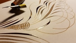 Feather Flourish Calligraphy