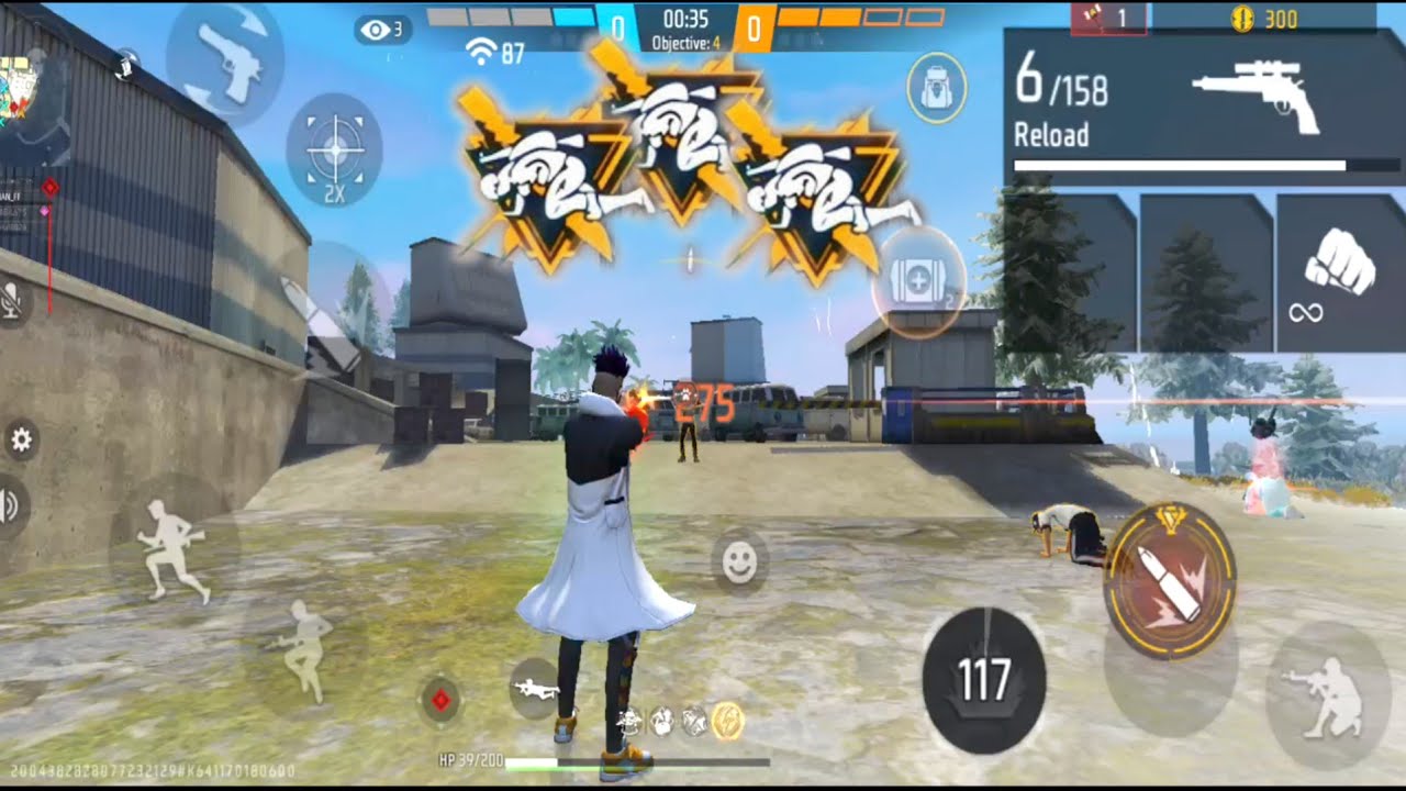 Cs ranked match with random players / op gameplay | garena free fire ...