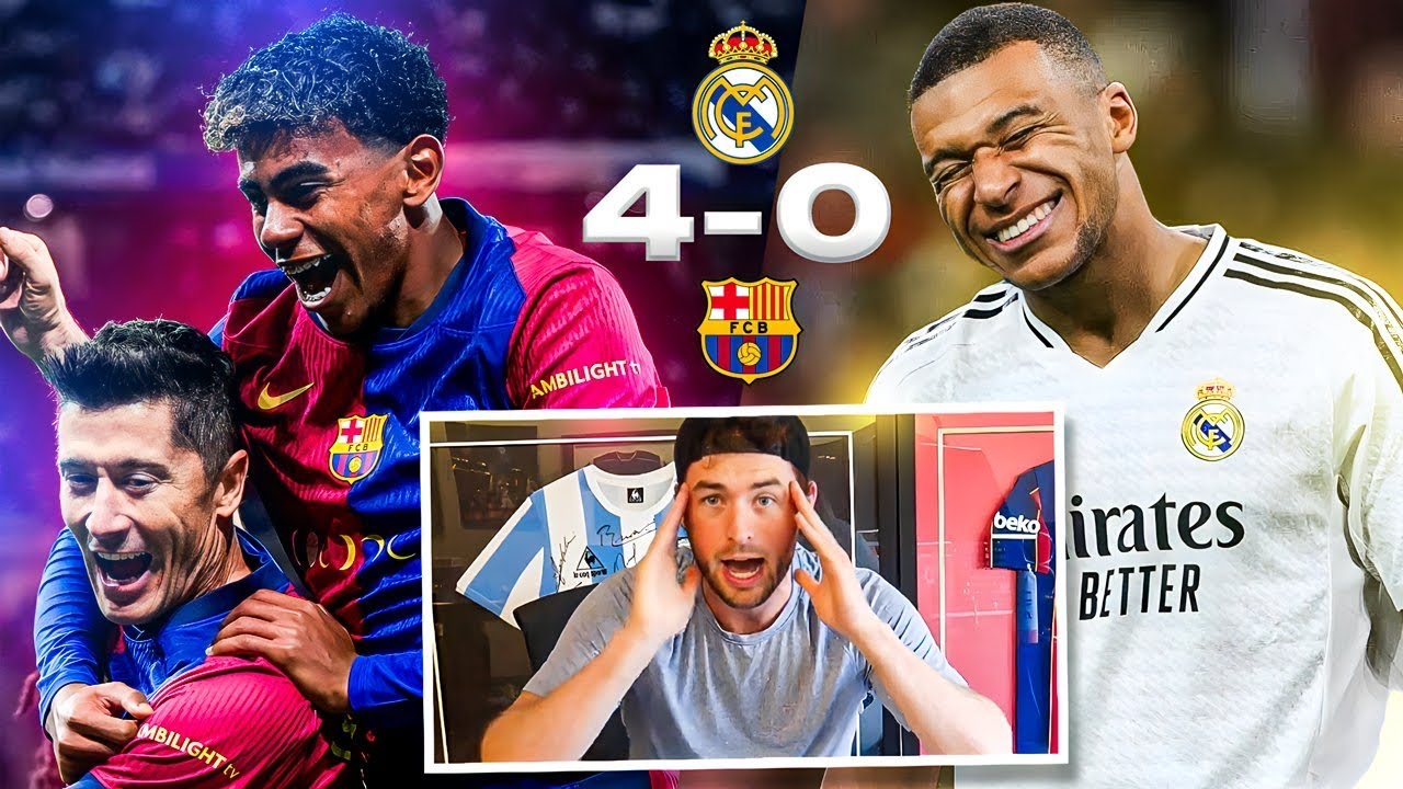 Barcelona vs Real Madrid El Clasico Reaction - YouTube