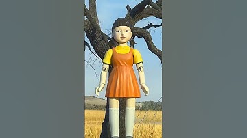 Shaking Cute Doll Ai Generated Squid Game #squidgame #shortsvideo #shorts