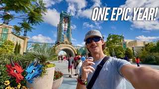 1 Year of Epic Universe | $600 Chronos Tower Merch, Super Nintendo World Challenges & Full Park Day!